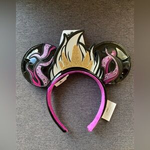 Disney Parks The Little Mermaid Ursula Ears Vinyl Headband NEW NWT
